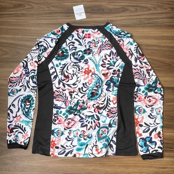 Kastel Denmark Women's Sun Shirt - Teal Paisley - L - Picture 3 of 4